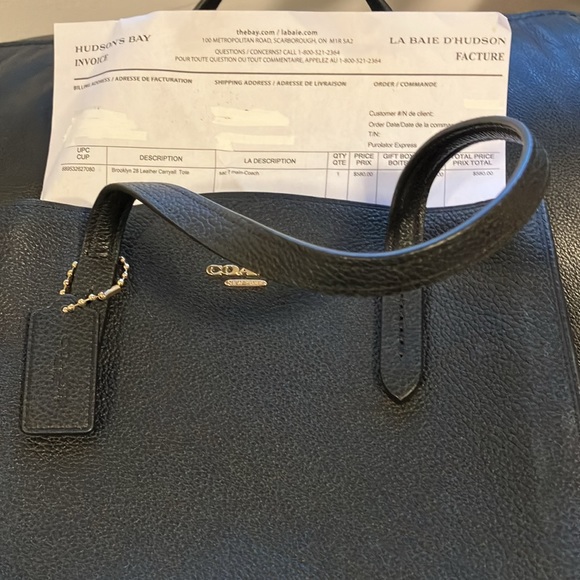 Coach Charlie 28 Leather Carryall Tote - Picture 11 of 12